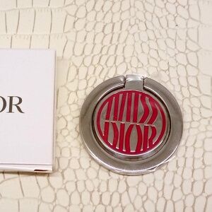 Dior Smartphone Ring holder Miss Dior silver tone & pink VIP GWP new in box.